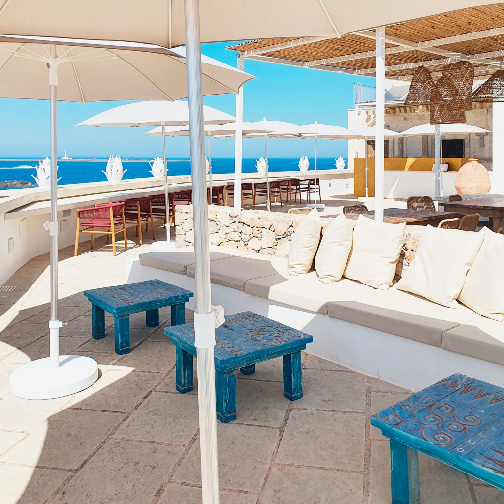 ristorante gallipoli - bastione - sedute vista mare